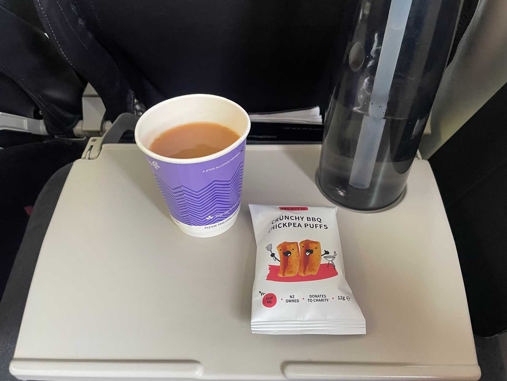 Air NZ Q300 inflight meals