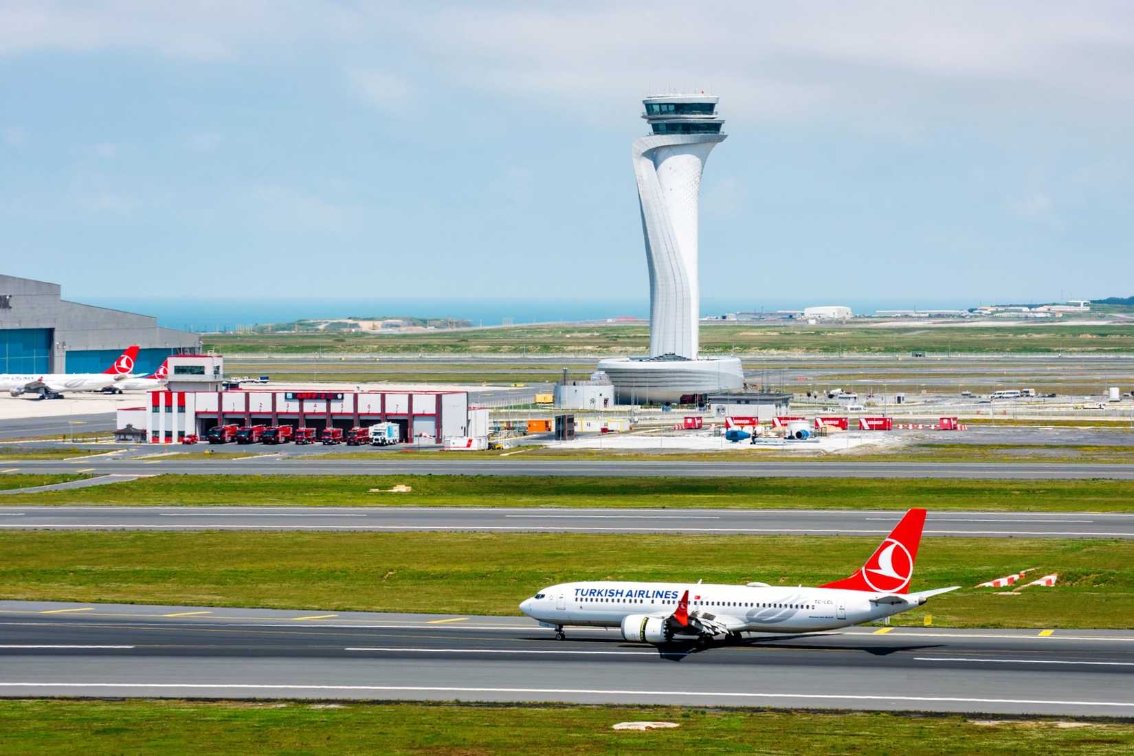 Istanbul Airport with ATC tower