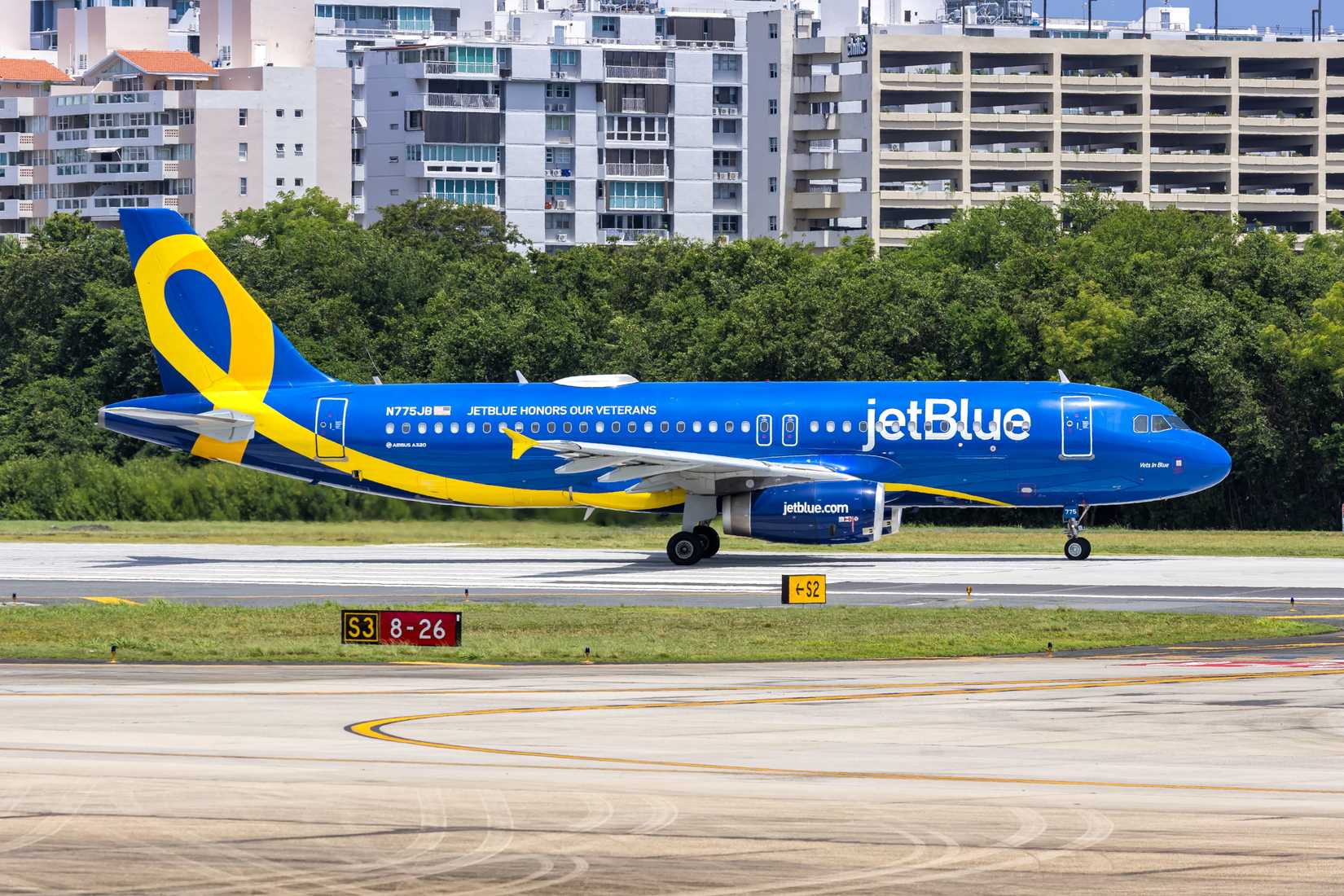 JetBlue Airbus A320 San Juan Puerto Rico