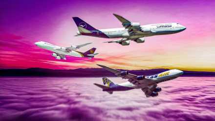 Largest 747 fleet