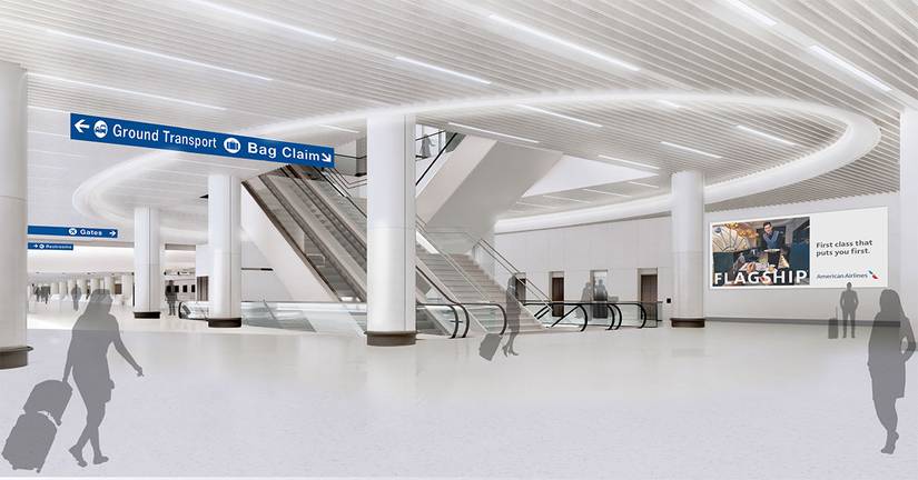 LAX T5 interior render
