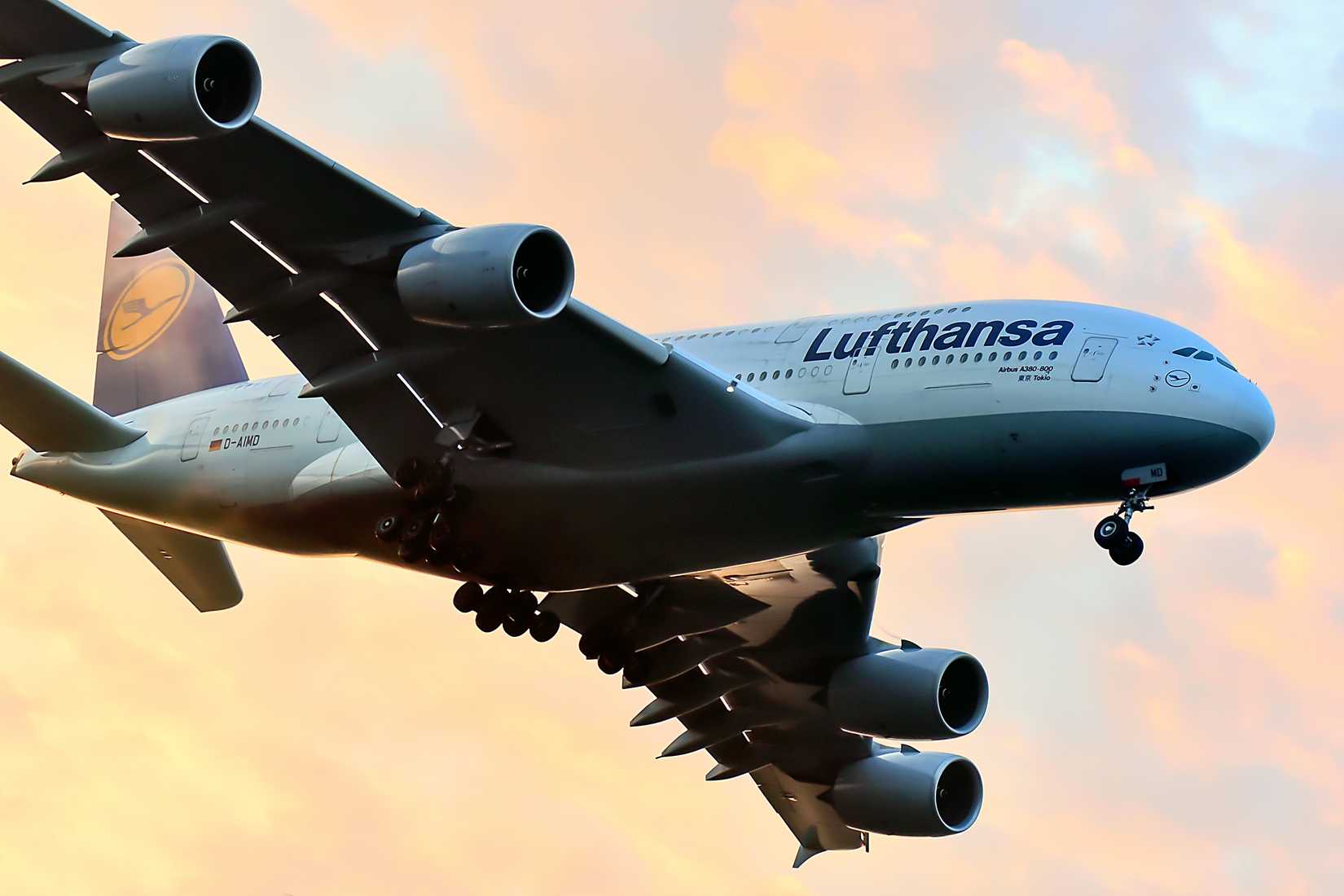 Lufthansa Airlines Airbus A380.
