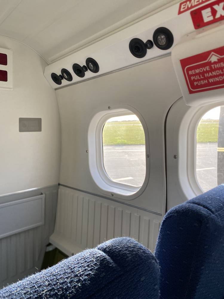 Twin Otter passenger cabin