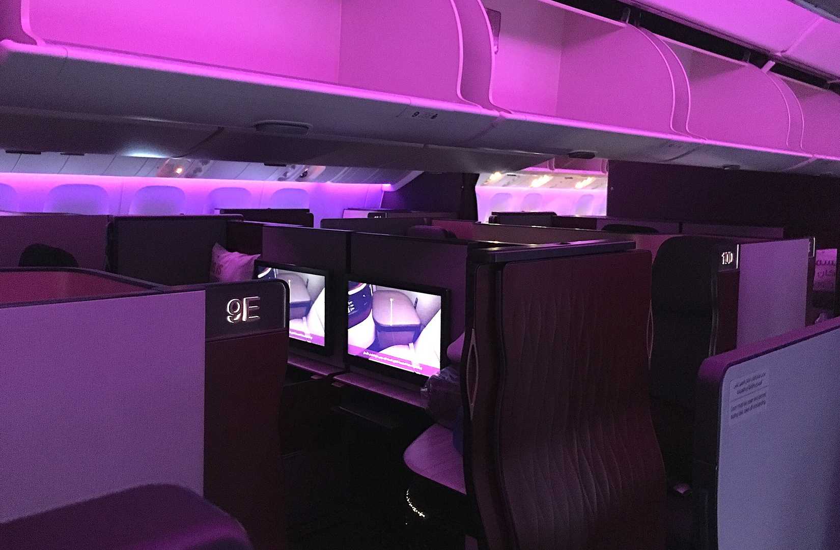 Qsuite on Qatar Airways Boeing 777-300ER