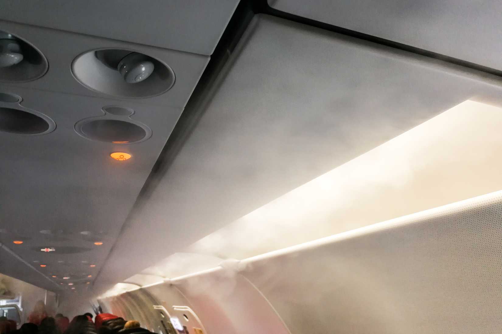 smoke in cabin 