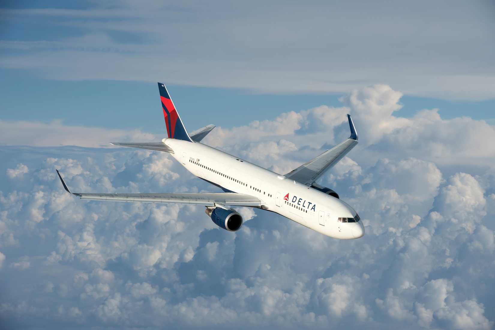 A Delta Airlines Boeing 76