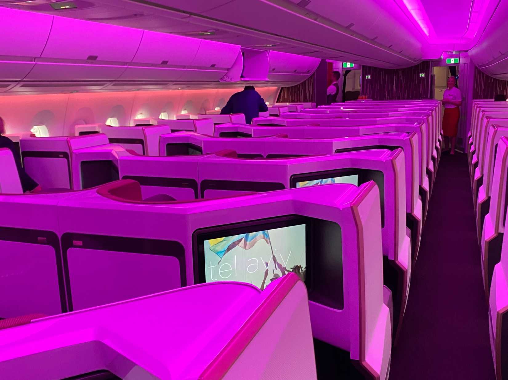 Virgin Atlantic Airbus A350 Upper Class Cabin