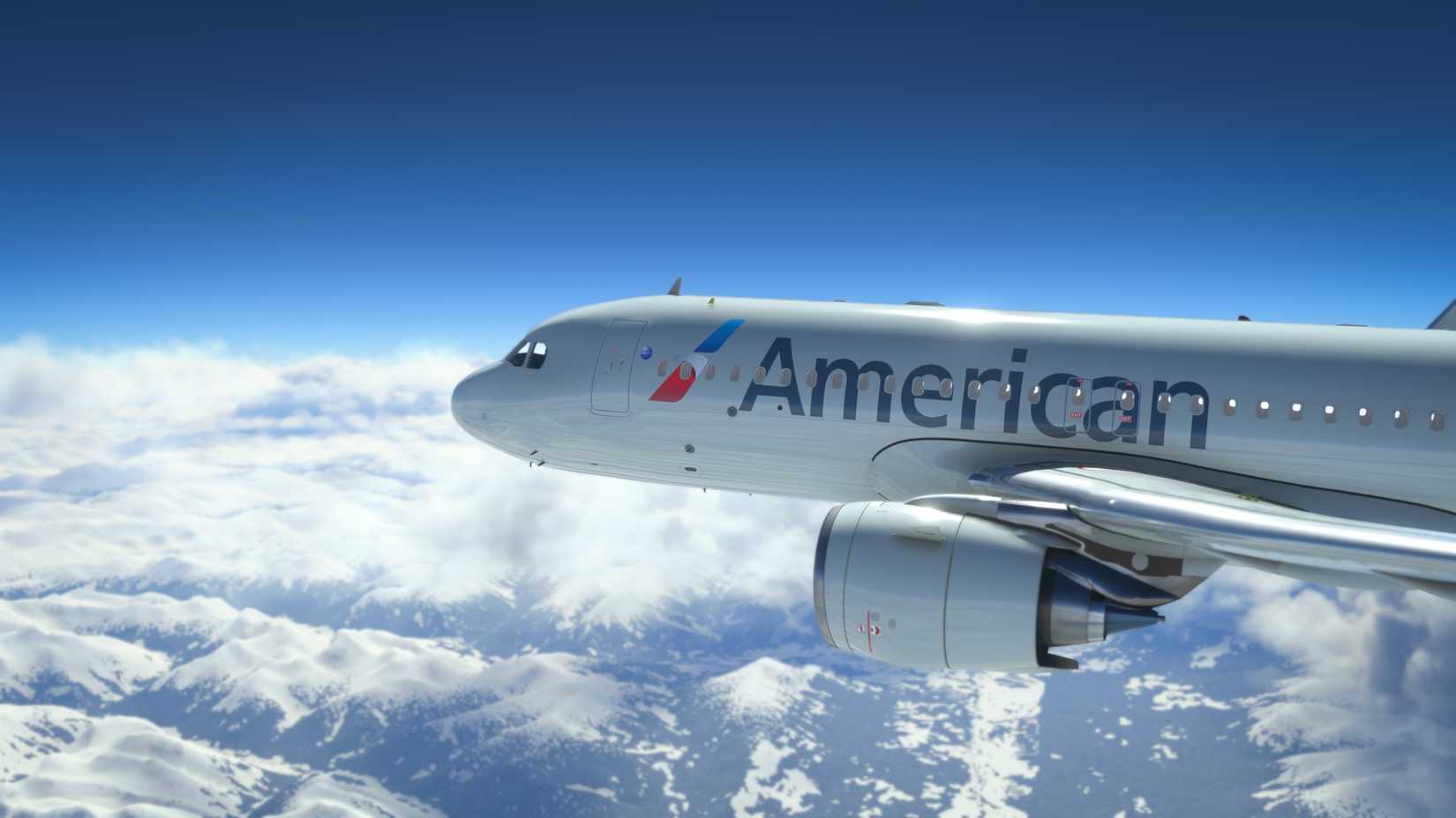 Airbus a320 American Airlines flying, 11 May, 2022, Sao Paulo, Brazil