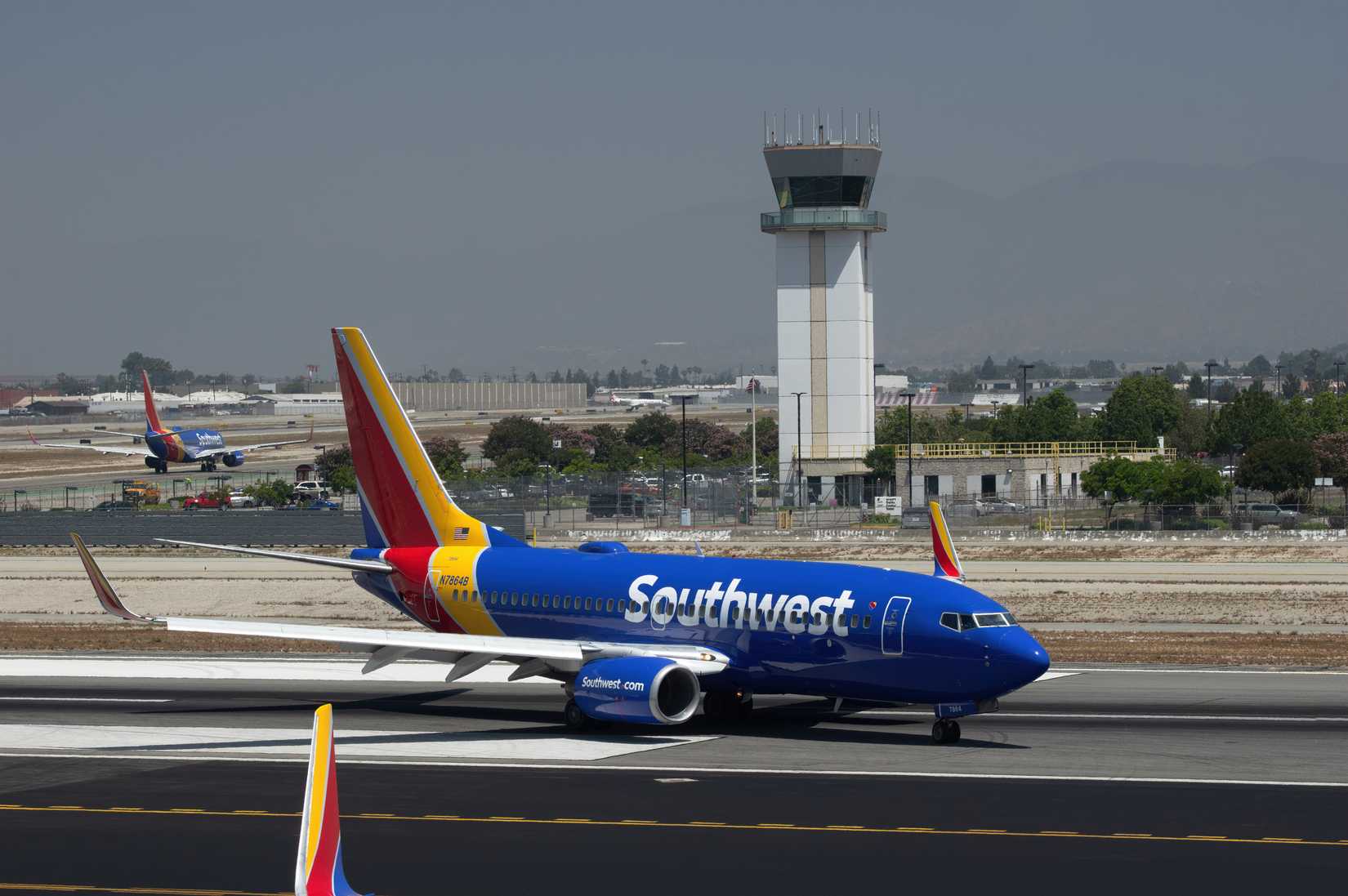 Southwest Boeing 737-700 Taxiing At Burbank
