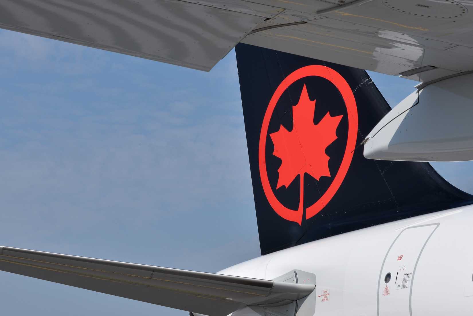 Air Canada Tail Close Up 