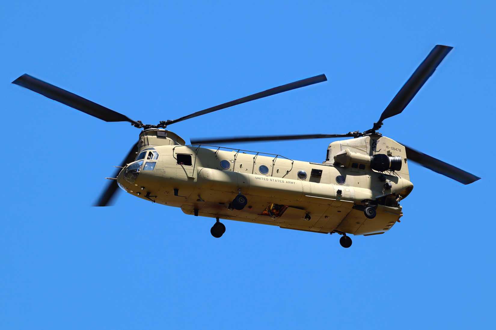 Boeing Chinook In Flight