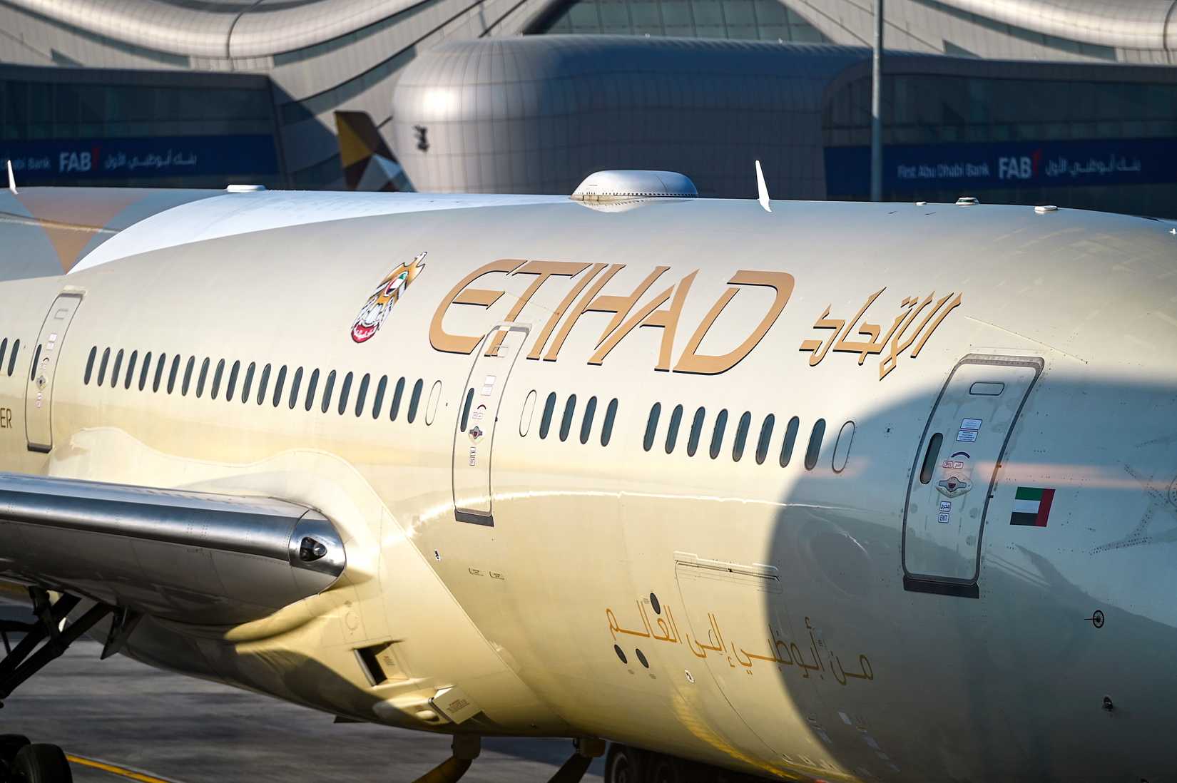 Etihad Airways Boeing 787-9 Parked At Gate