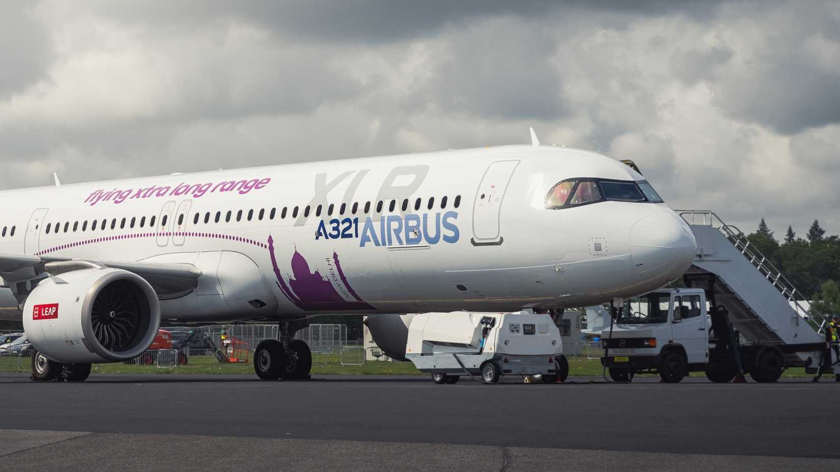Airbus A321XLR Prototype Parked In Farnborough