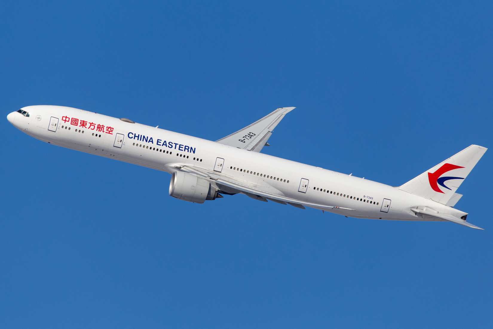 China Eastern Boeing 777-300ER Climbing