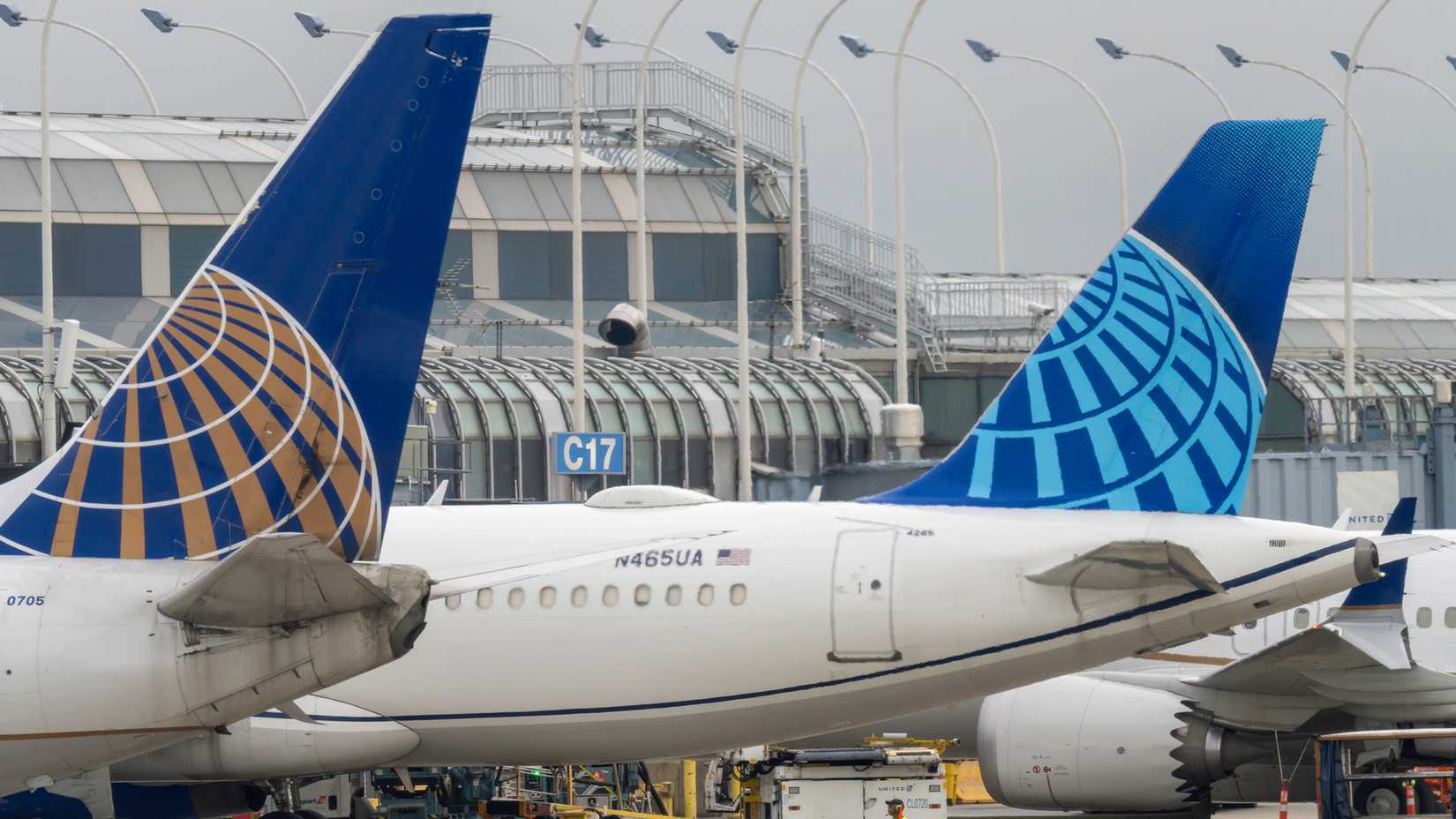 United Airlines Aircraft Tails Chicago