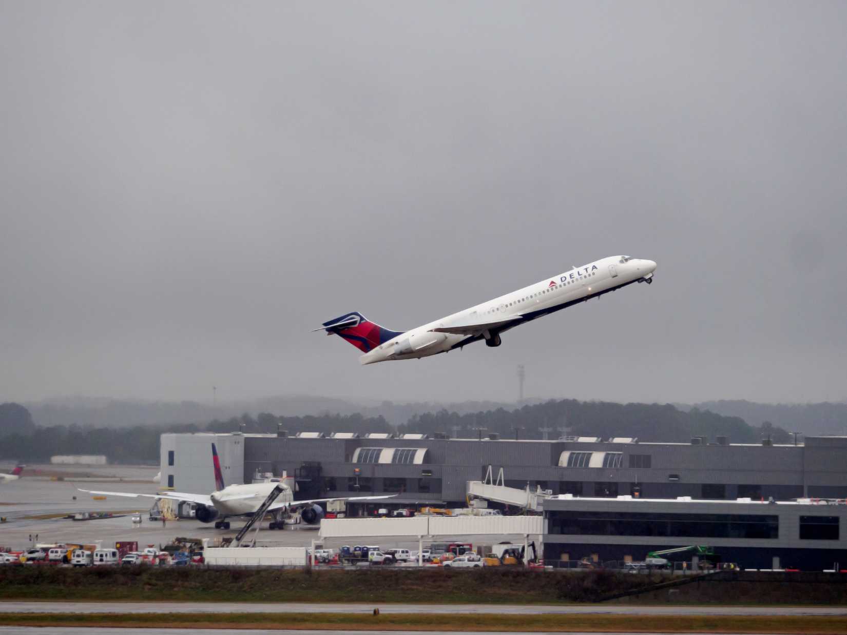 Delta Air Lines Aircraft on take off from ATL