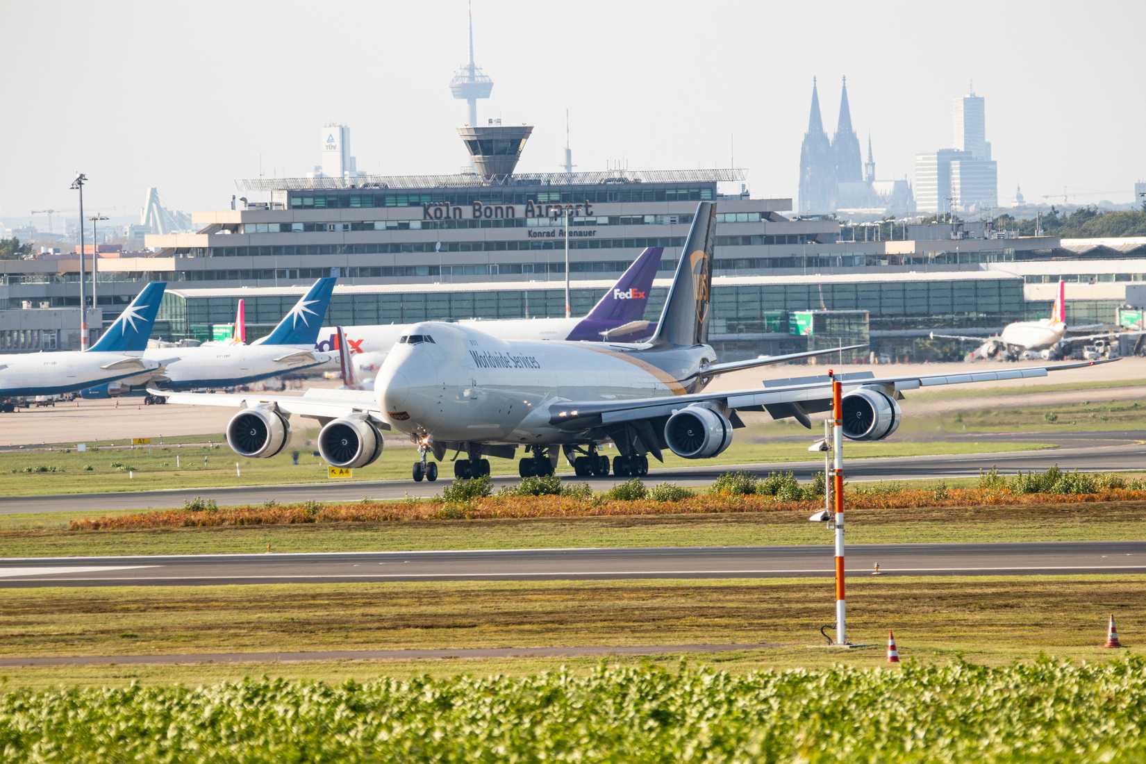 UPS airlines Boeing 747 400F at Cologne Bonn Airport