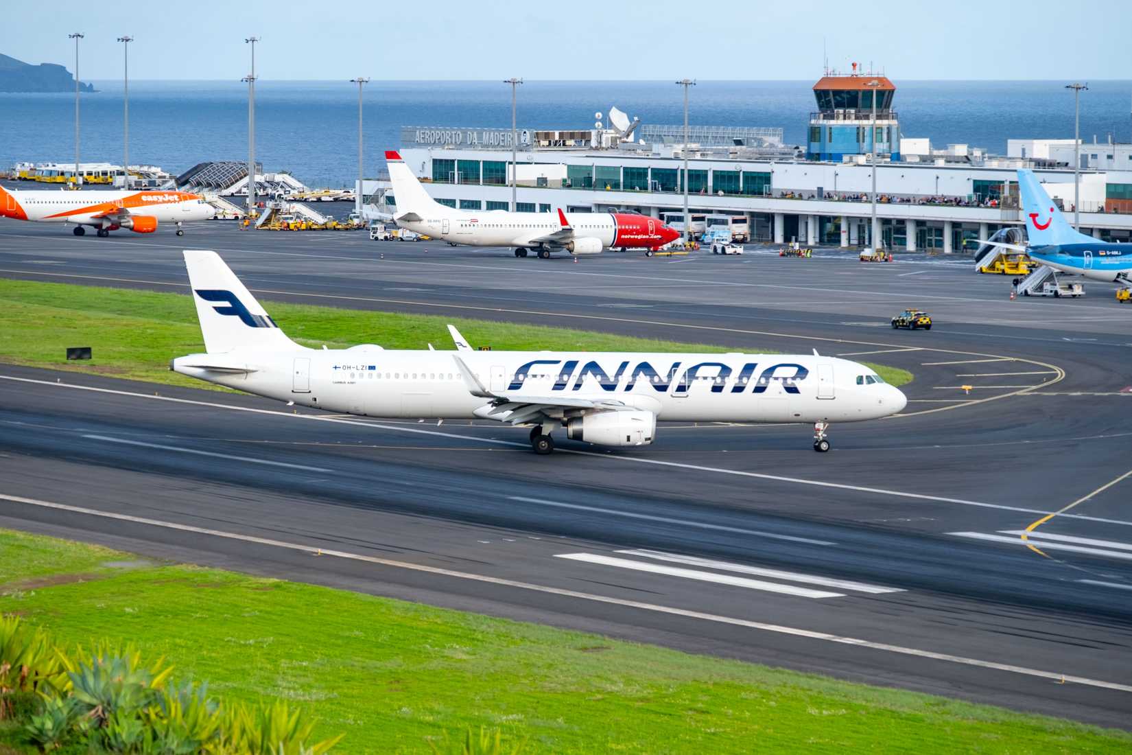 Finnair Airbus A321 Upon Landing