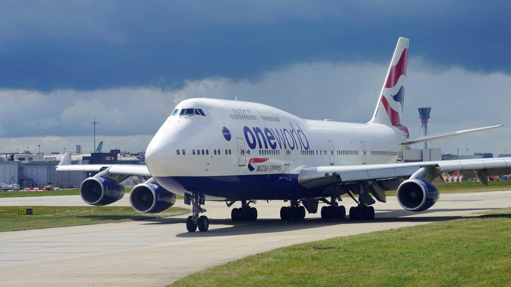 BA 747 At Heathrow