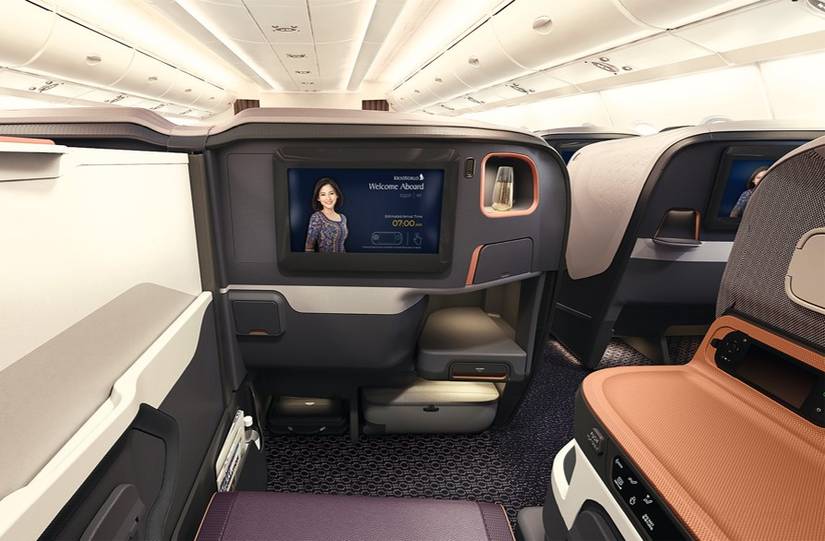 Singapore Airlines A380 Business Class