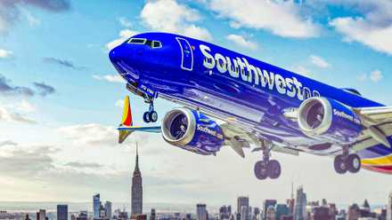Southwest Airlines 737 MAX Taking Off