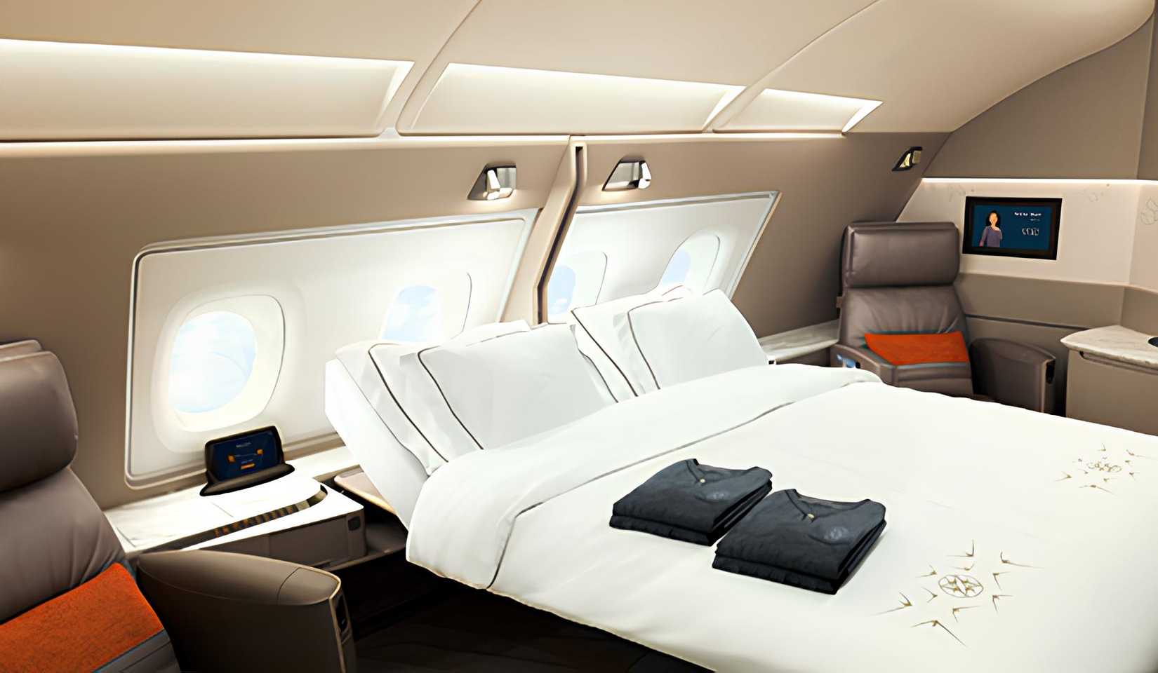 Singapore Airlines new first class suites on A380