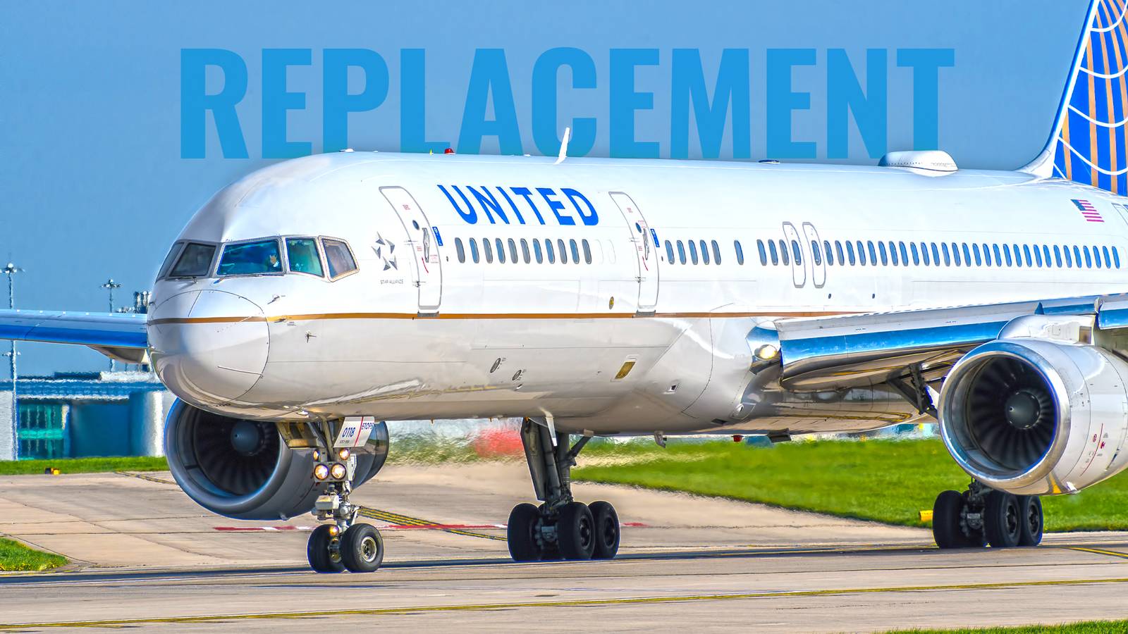 Aeronave que substituirá o Boeing 757 da United Airlines: fim de uma era