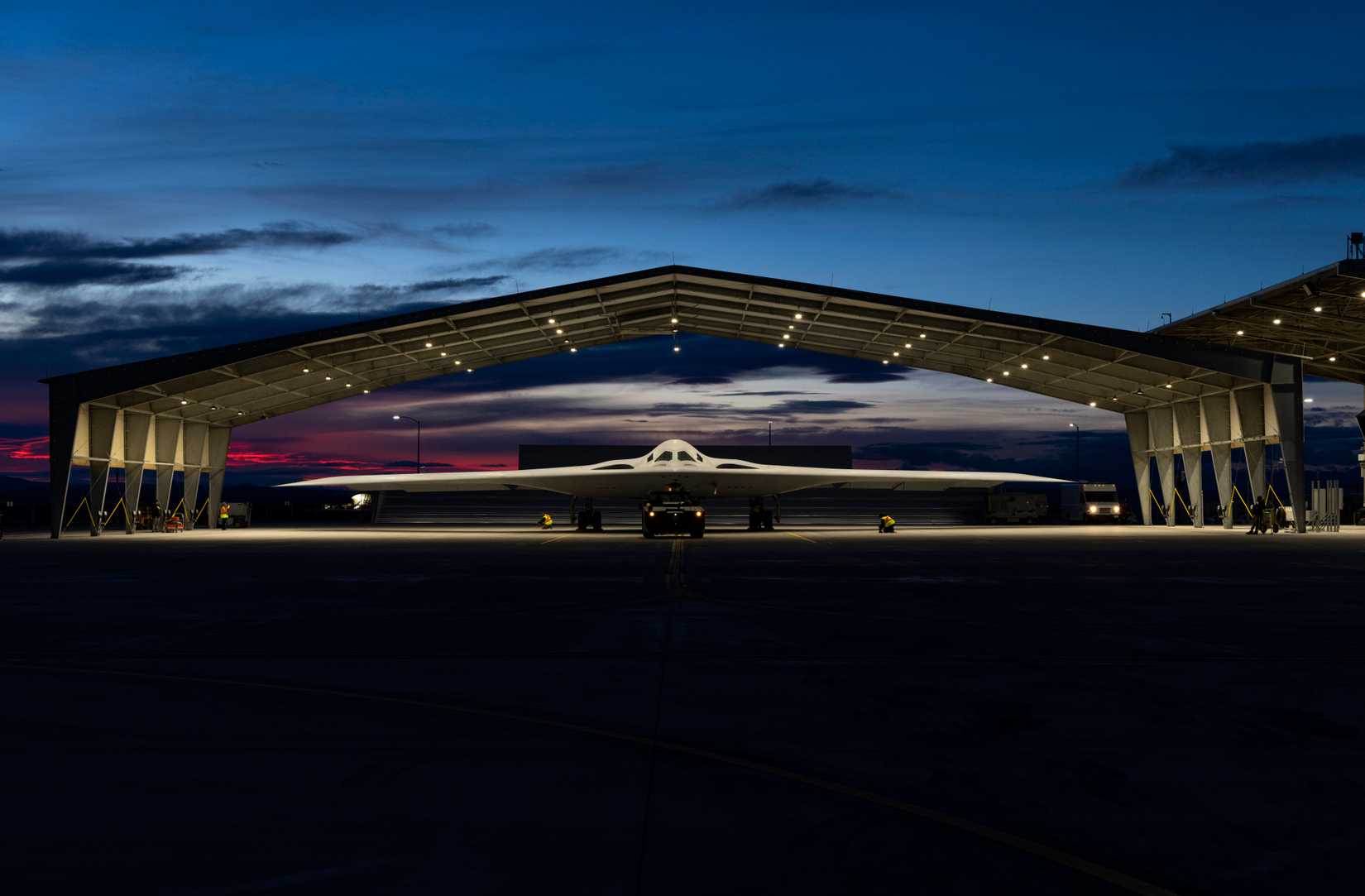 The B-21 Raider program is on track and continues flight testing at Northrop Grumman’s manufacturing facility on Edwards Air Force Base, California.