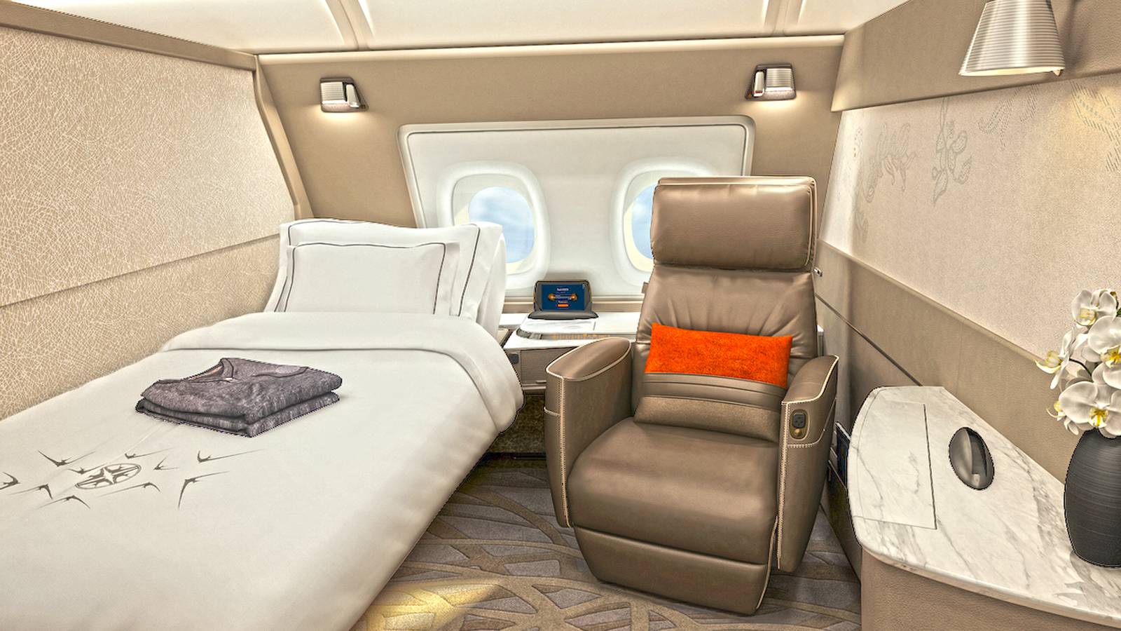 Singapore Airlines First Class Seat Custom Thumbnail