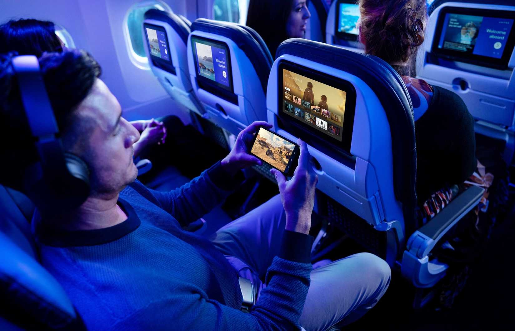 United Airlines Starlink WiFi Promotion