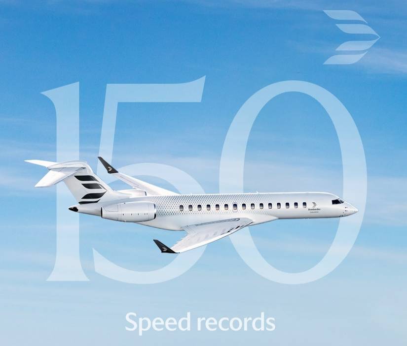 Bombardier Global 7500 150 Speed Records