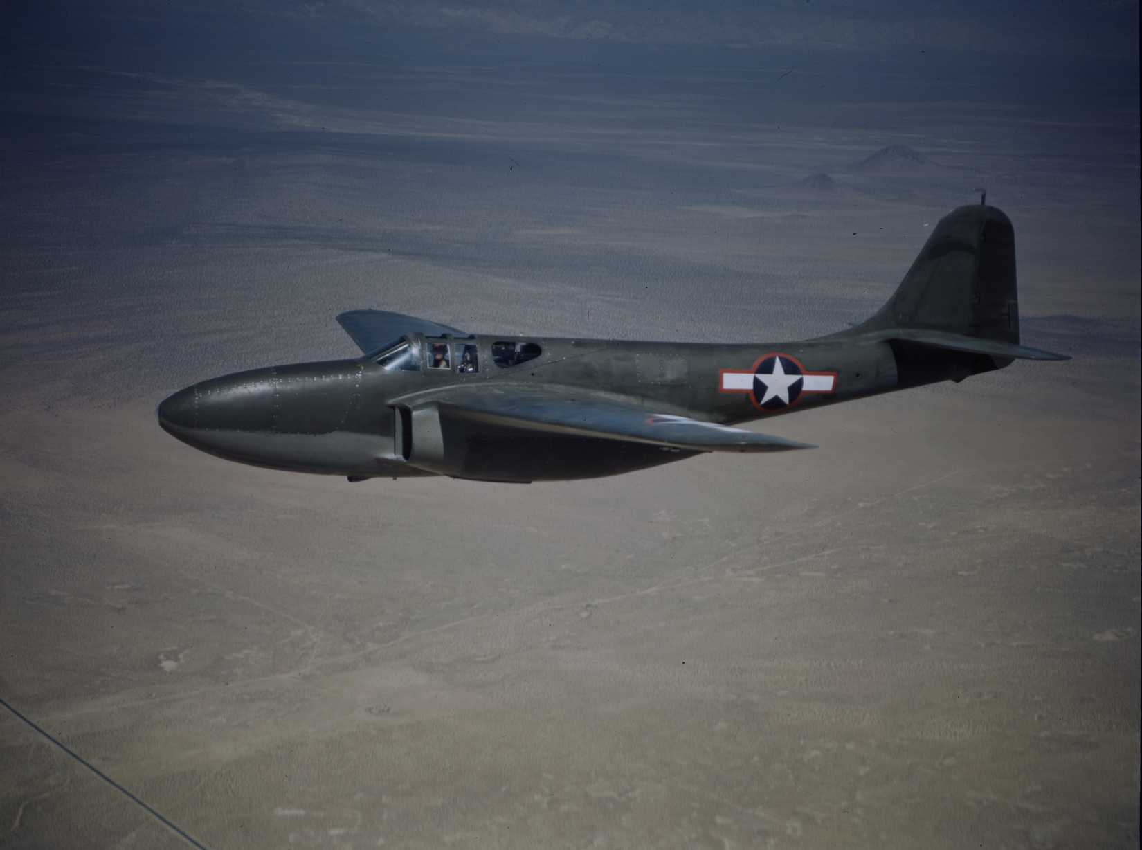 XP-59A Airacomet in flight