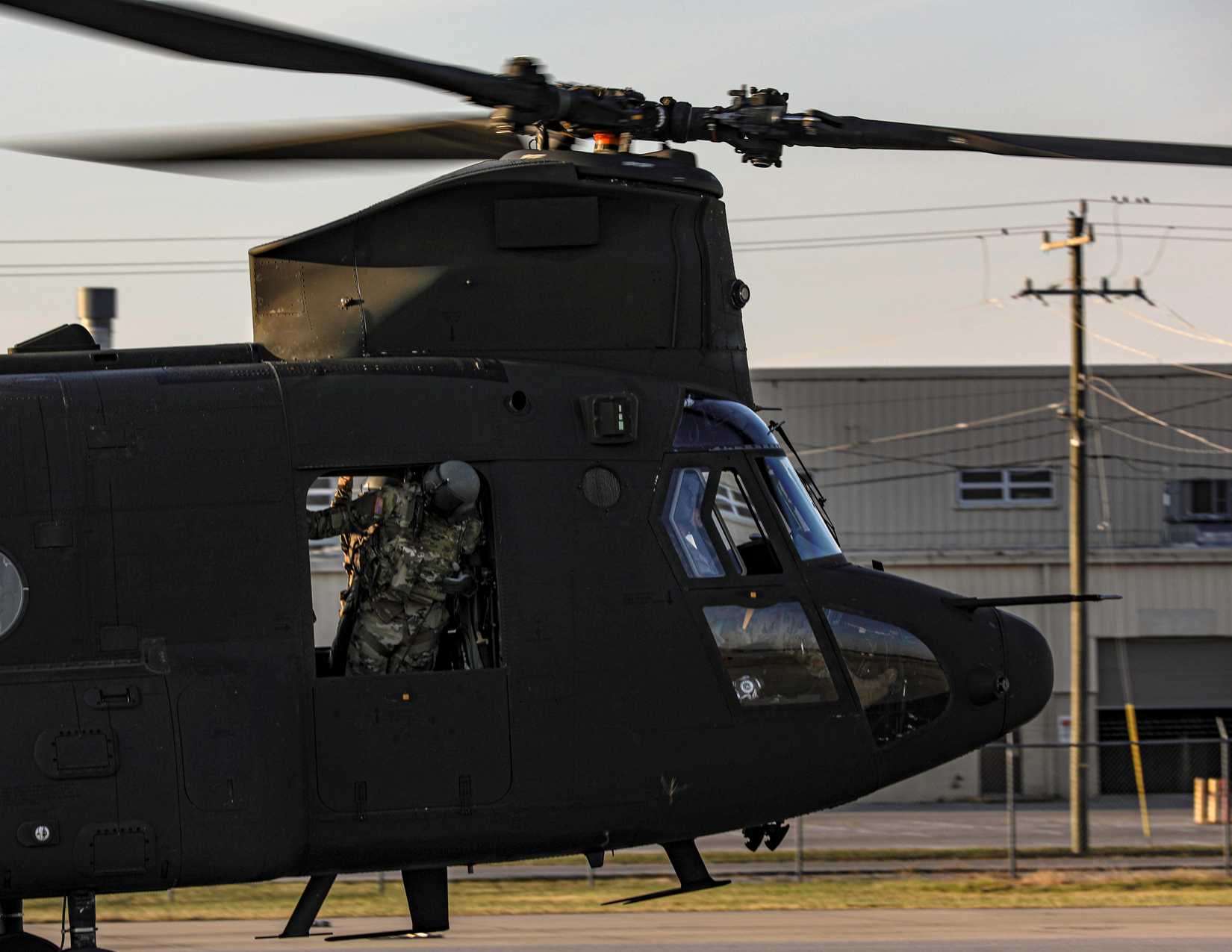 101st Combat Aviation Brigade Soldiers conduct operational assessment of the Block II CH-47F
