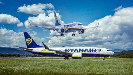 Ryanair Boeing 737 MAX 8 On The Runway