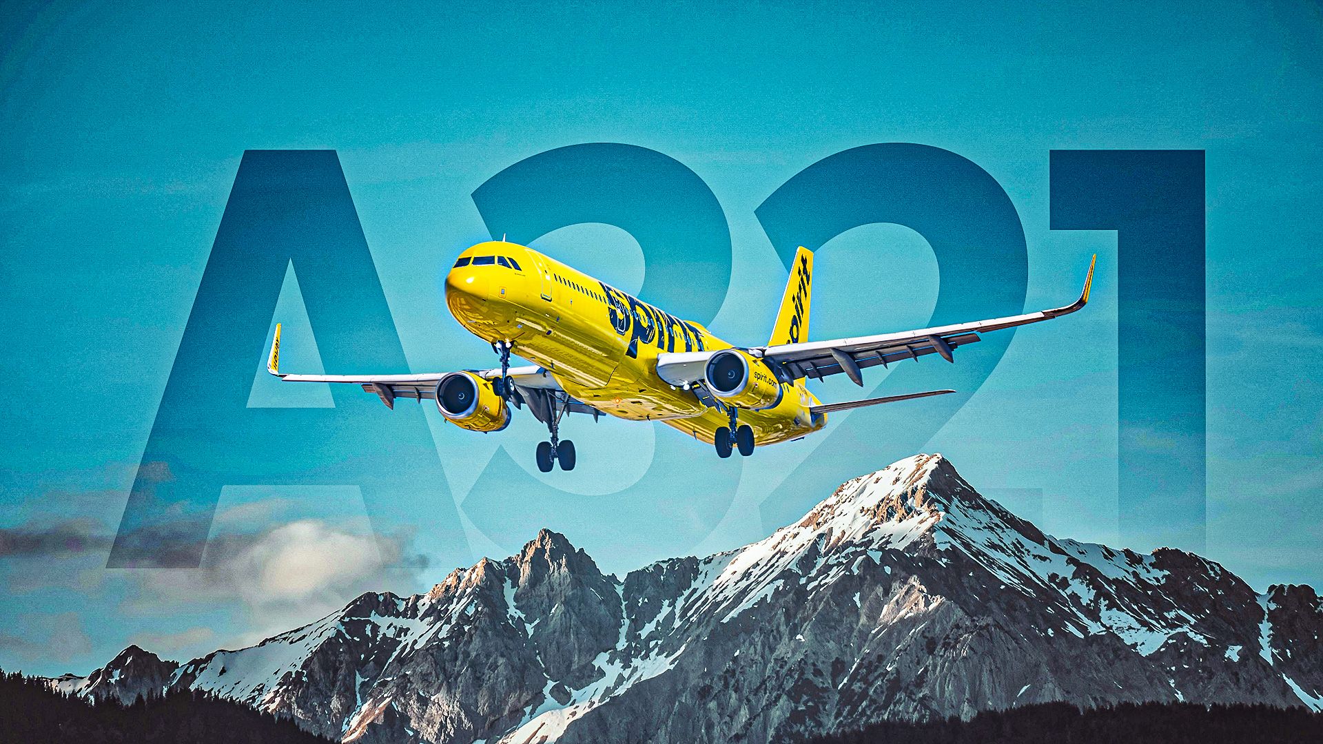 Spirit Airlines Airbus A321 Custom Thumbnail