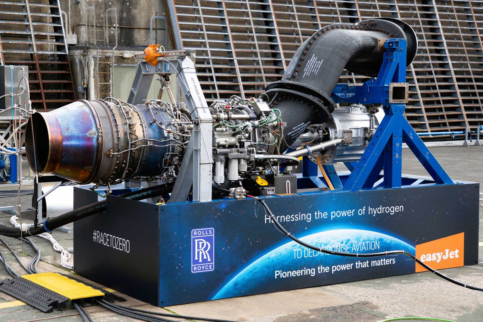 Rolls-Royce AE2100 Hydrogen Test at Boscombe Down