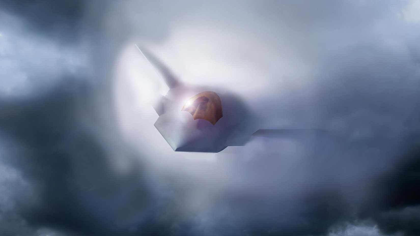 An Image Of A Boeing F-47 Fighter