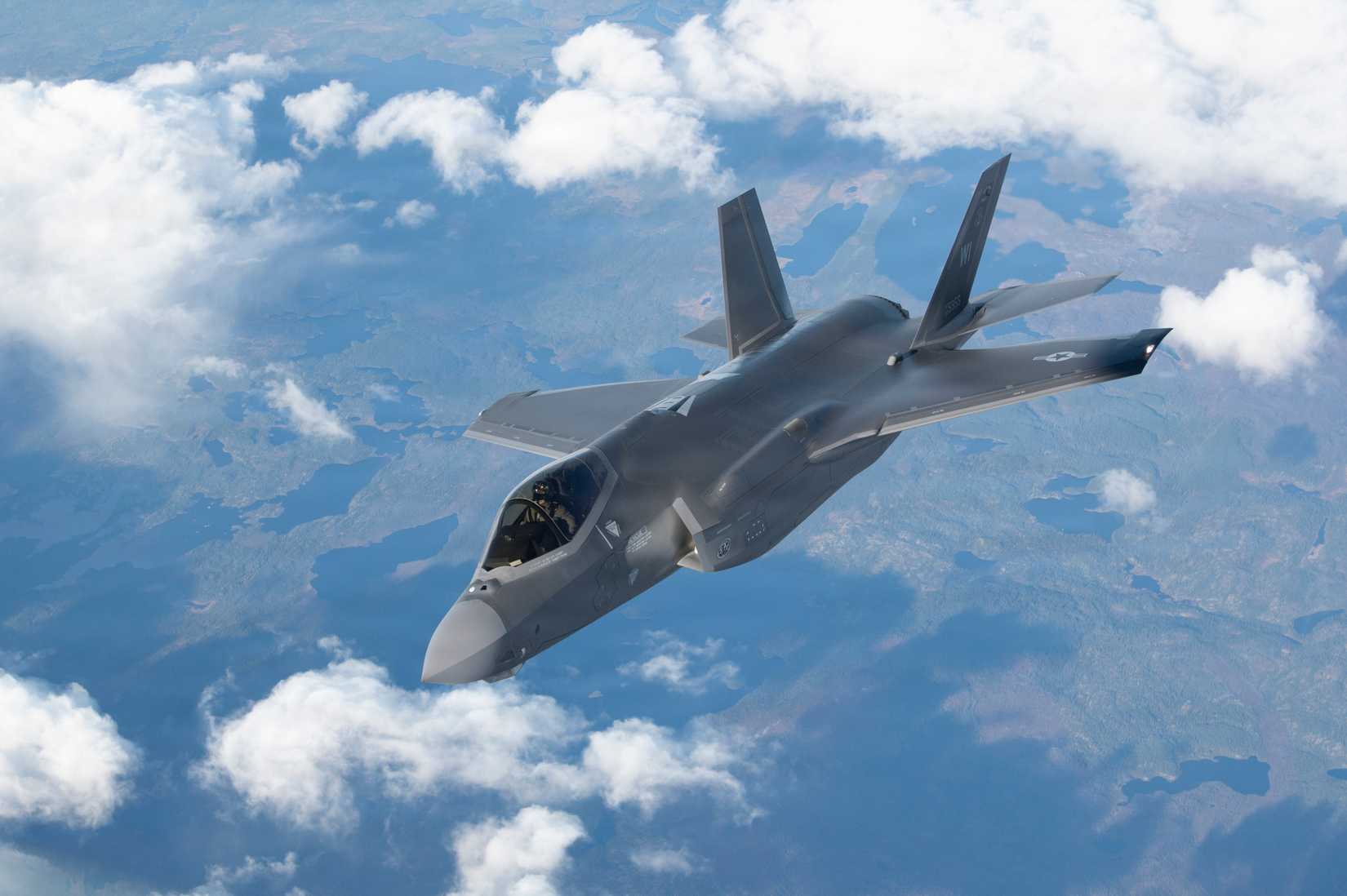 A North American Aerospace Defense Command F-35 Lightning I