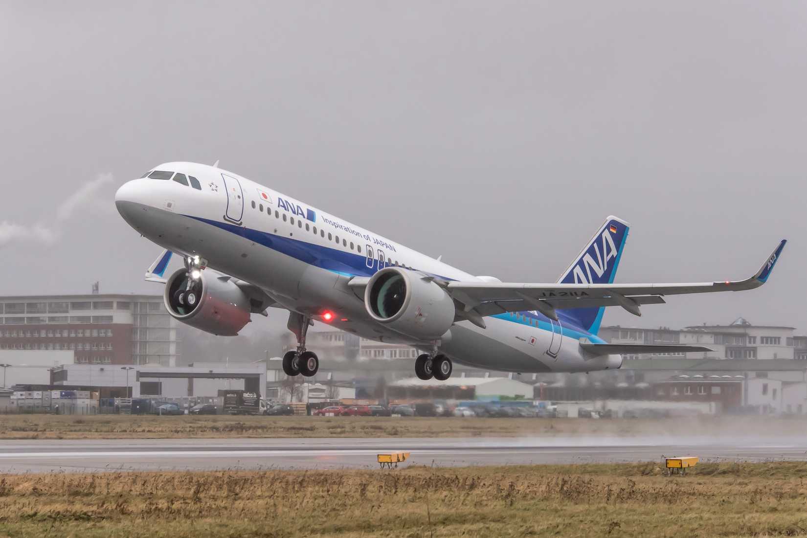 A320neo, ANA first delivery