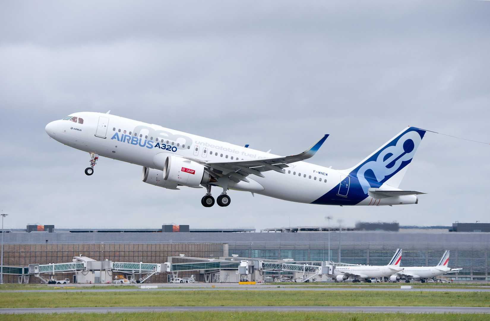 A320neo first flight with LEAP-1A