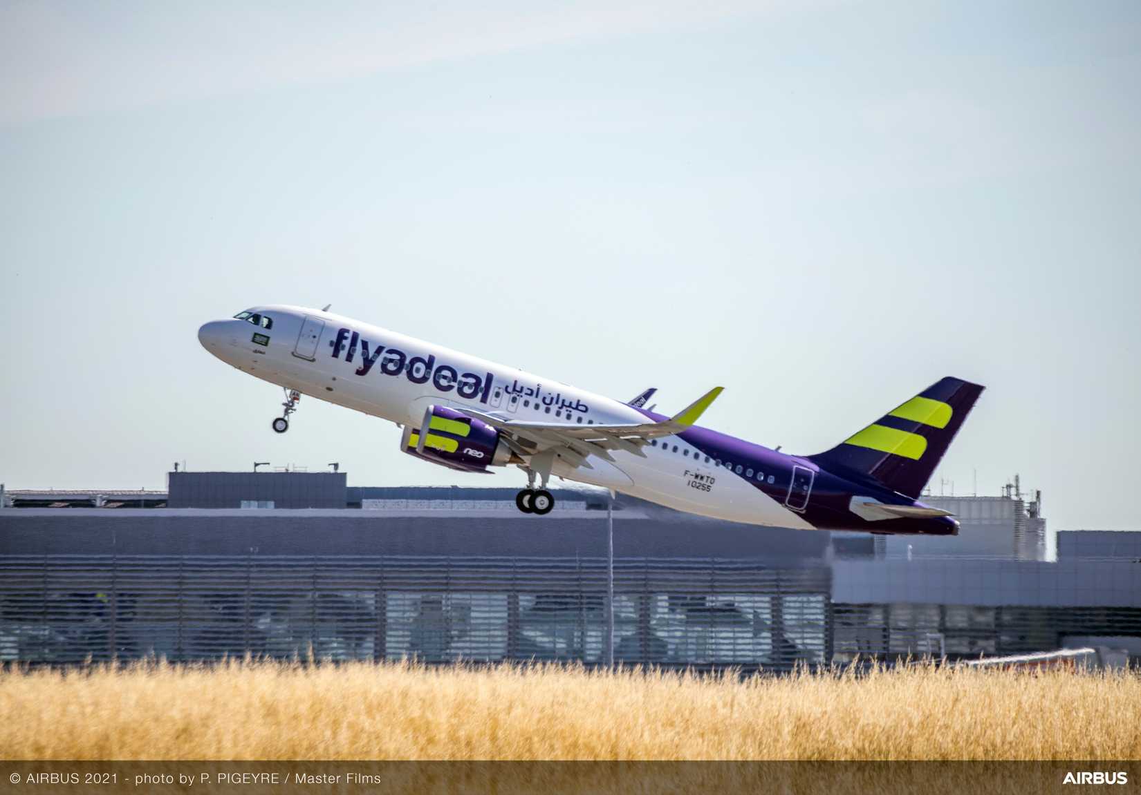 A320neo Flyadeal MSN10255 taking off