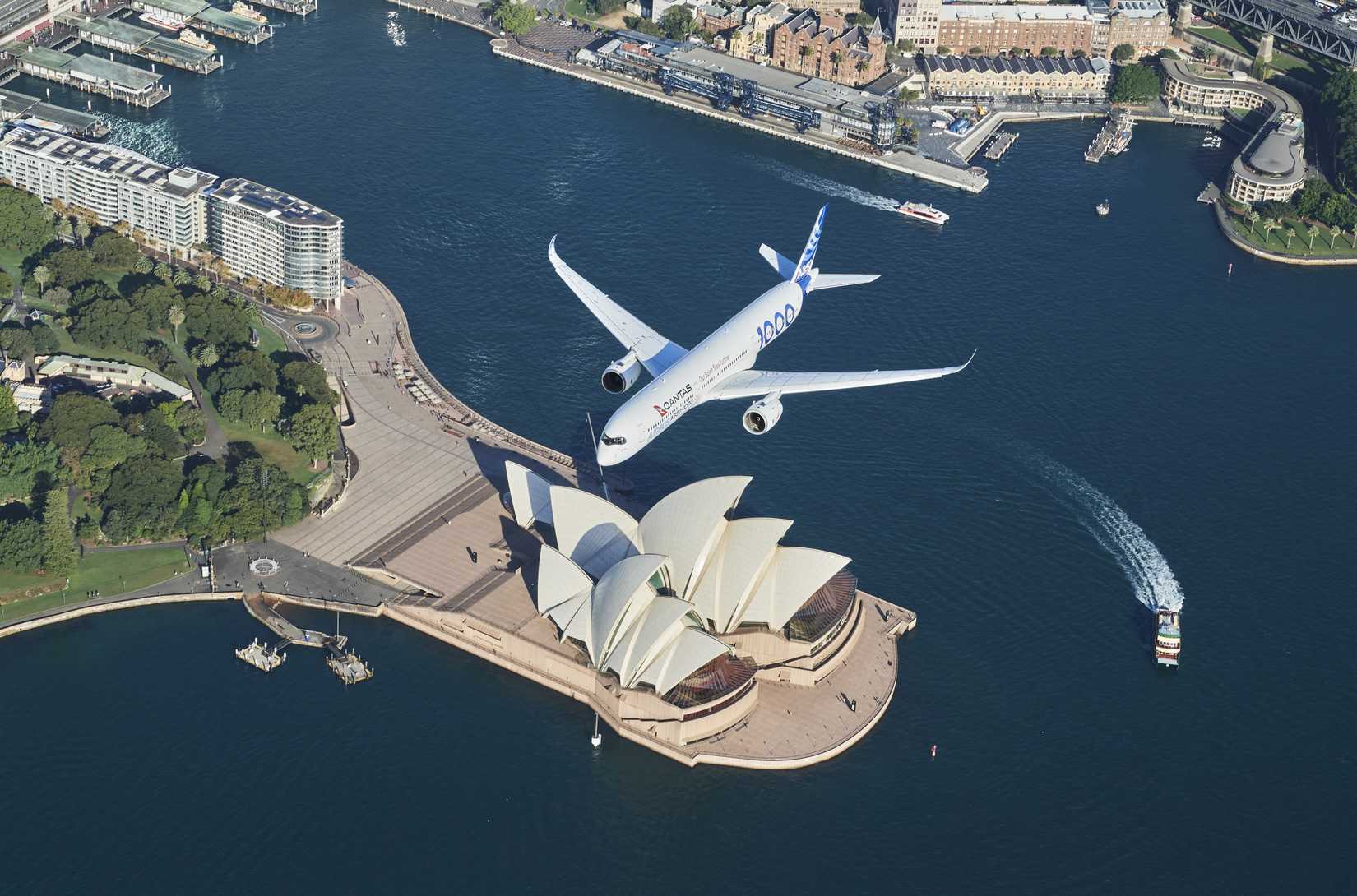 A350-1000 MSN59 arrival at Sydney Airport