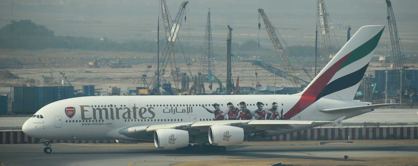Emirates A380 at Bangkok