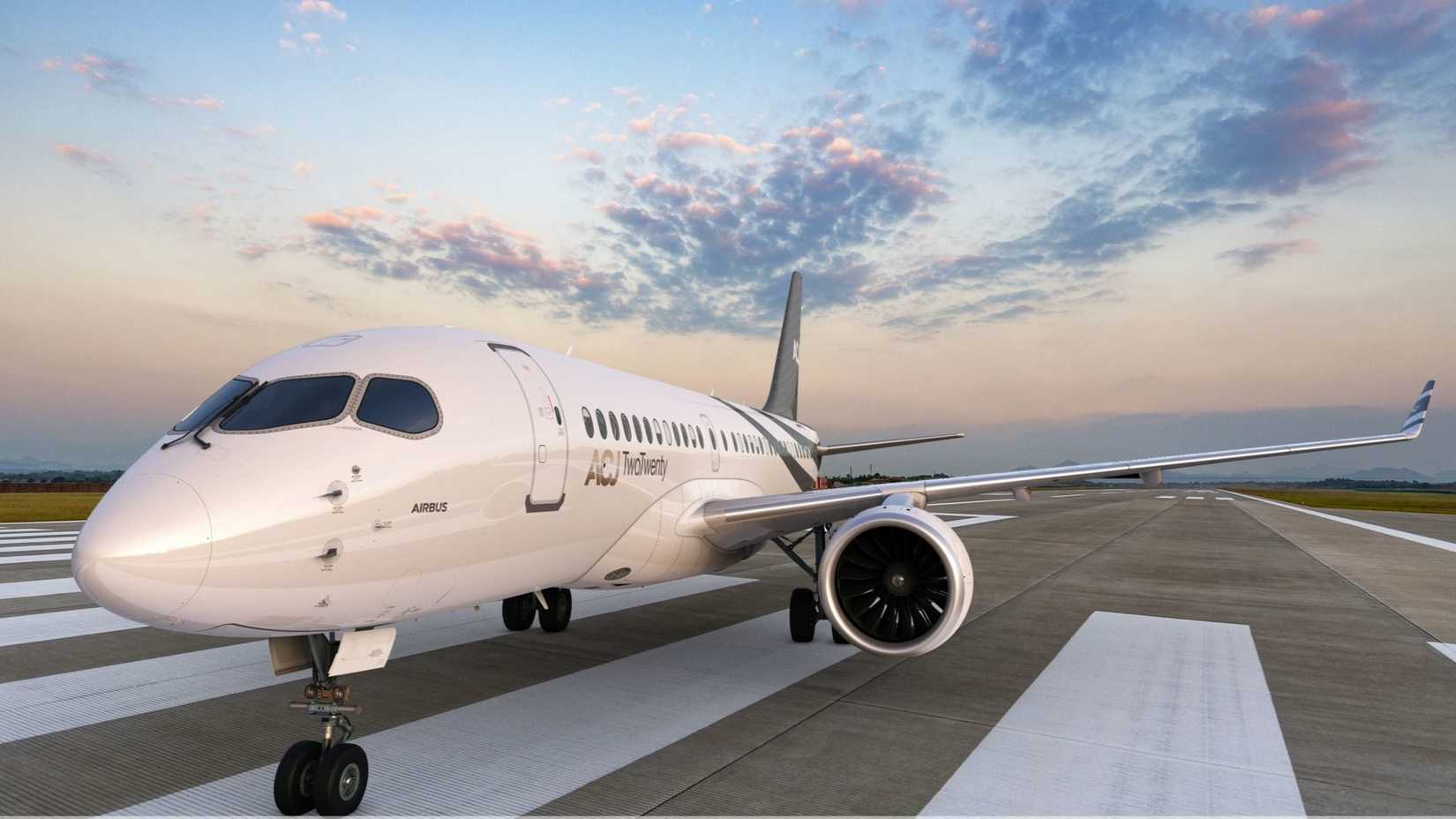 Airbus ACJ220-100 Rendering
