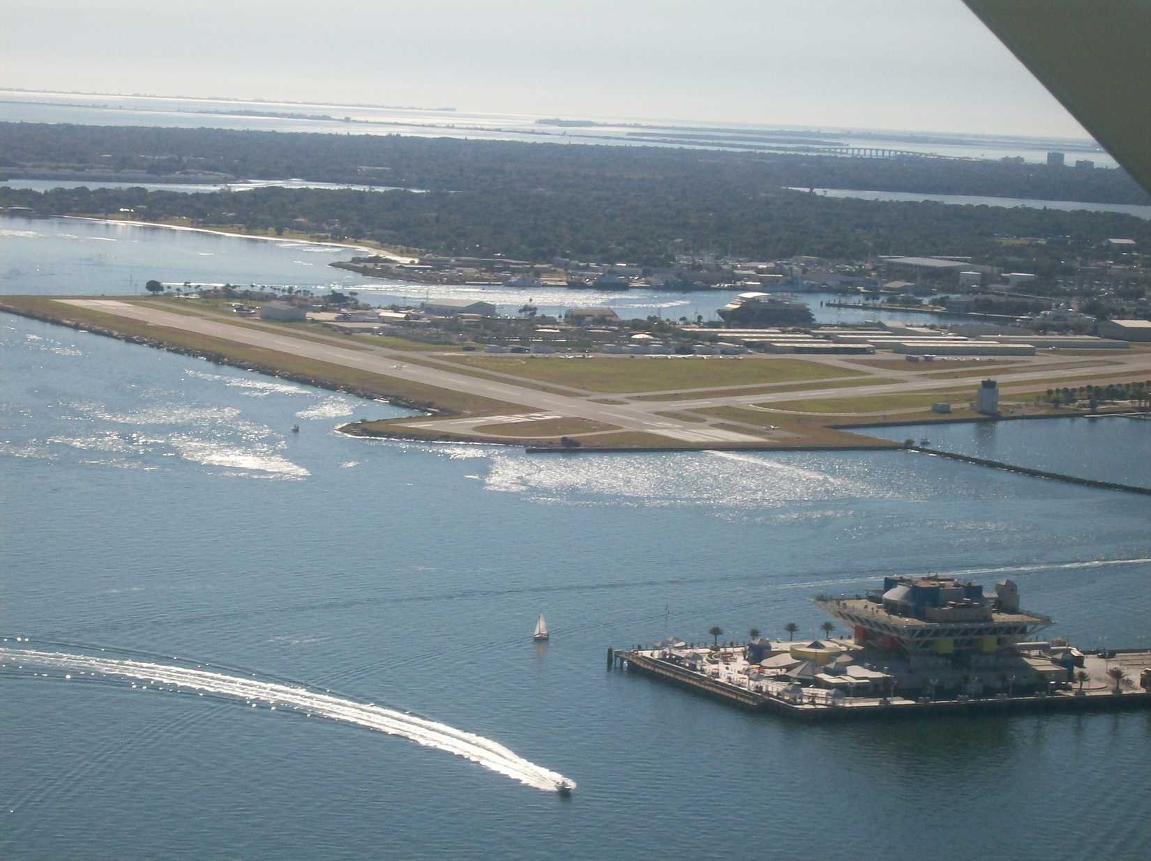 Aerial Photo of Albert Whitted Airport in Florida_USA