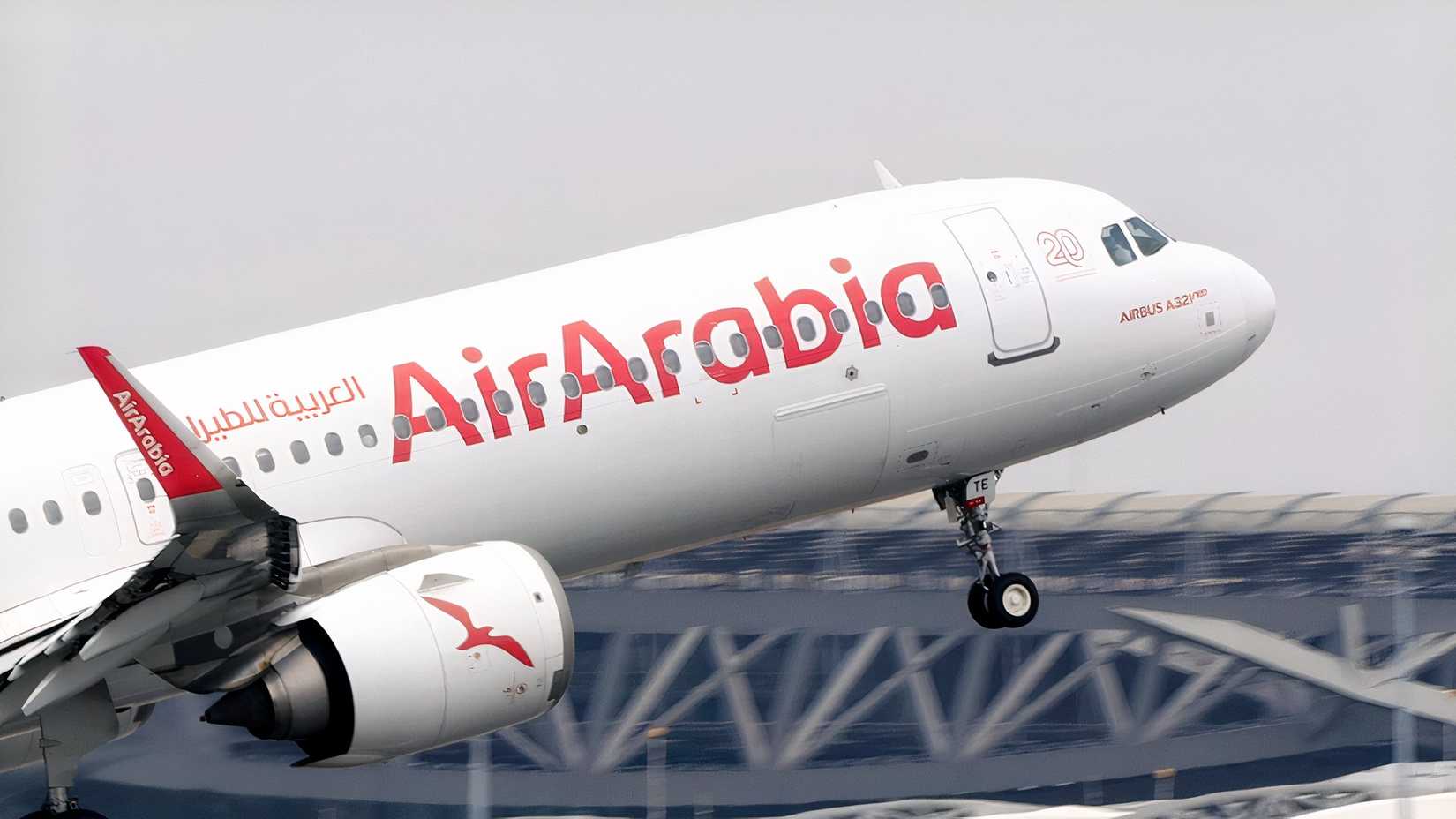 Air Arabia Airbus A321LR lifting off on another flight1