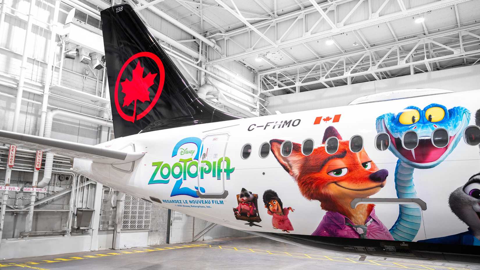 air canada zootopia a220