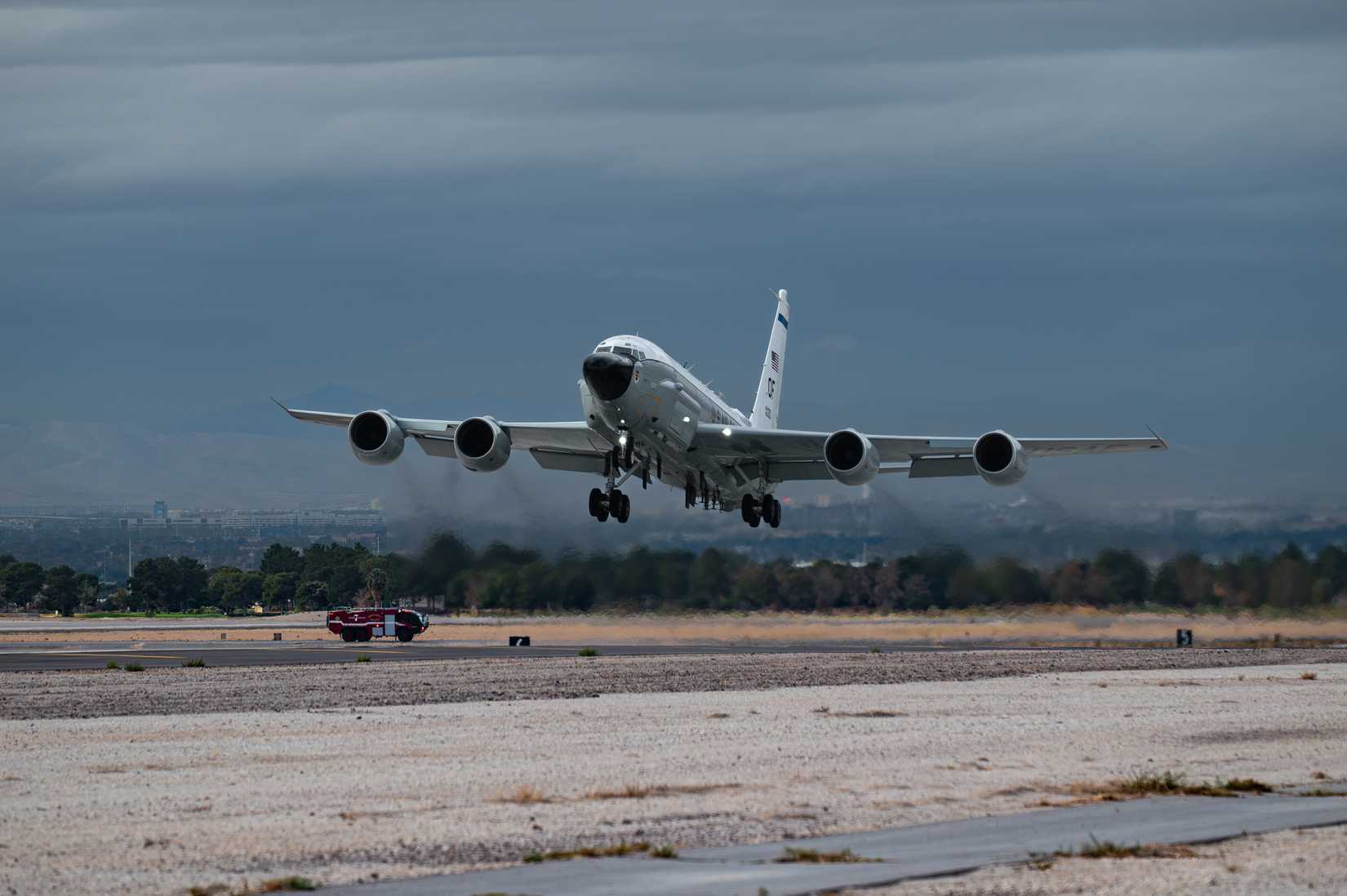 Air Force RC-135 Rivet Joint assigned to the 55th Wing, Offutt Air Force Base.