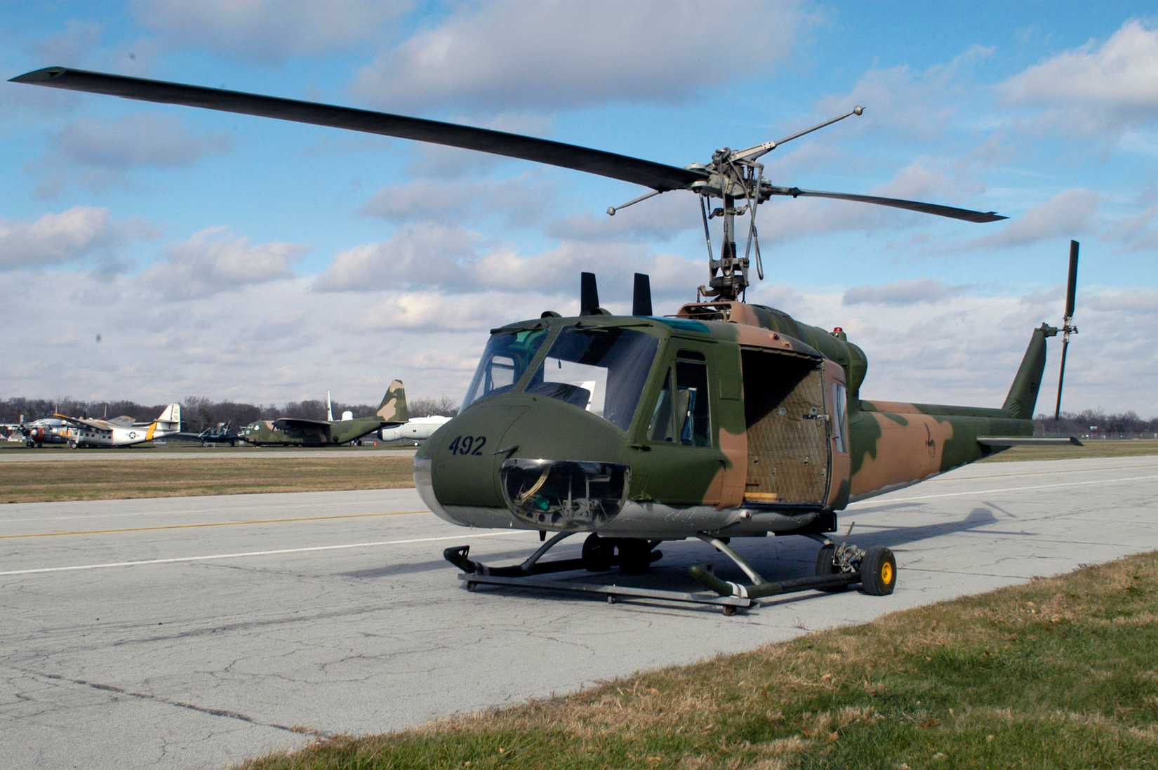 Bell UH-1P Iroquois at the National Museum of the United States Air Force.