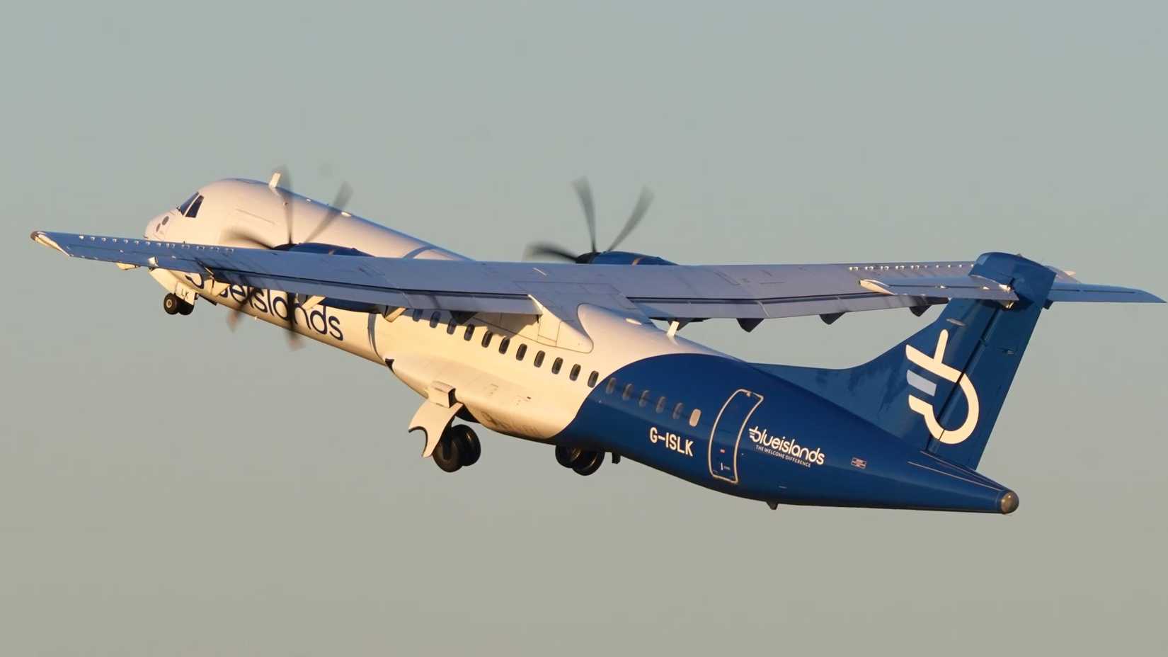 Blue Islands ATR 72 Taking Off